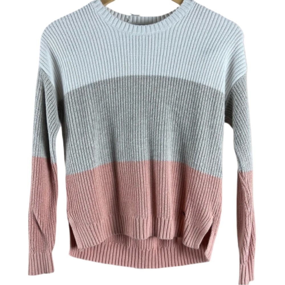 Hollister Multicolor Crewneck Sweater, Size XS